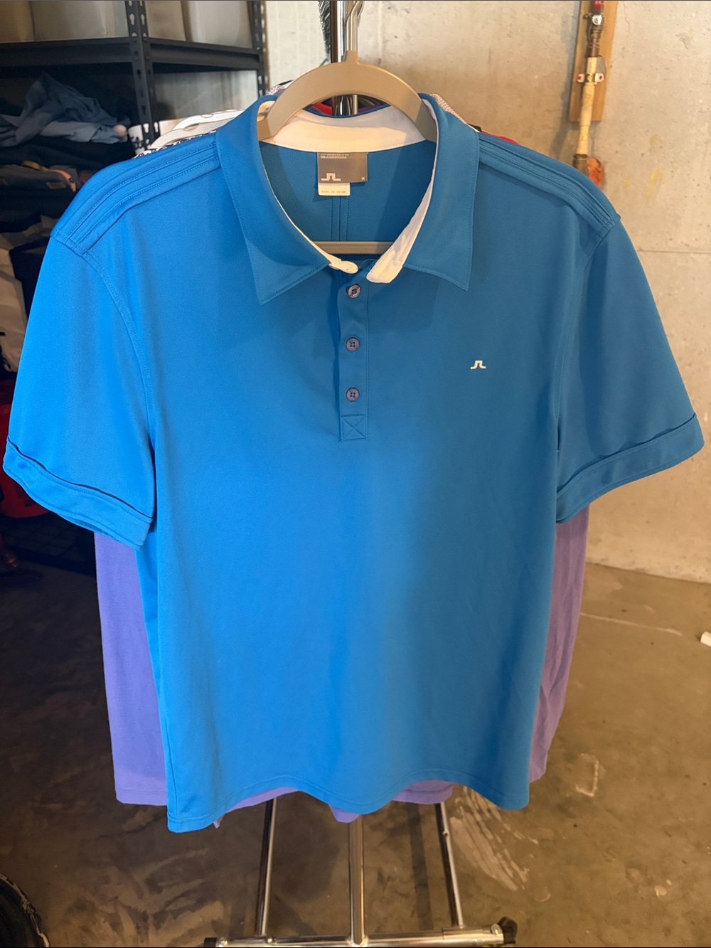 J.Lindeberg Men’s Bright Blue Polo Shirt